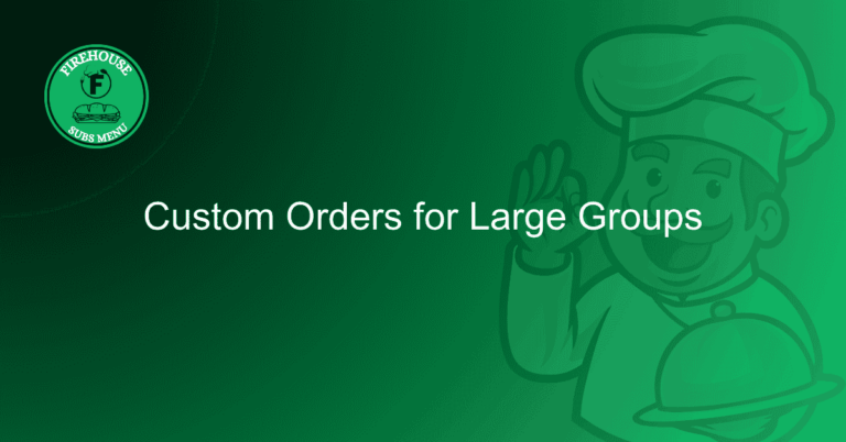 Custom Orders for Large Groups