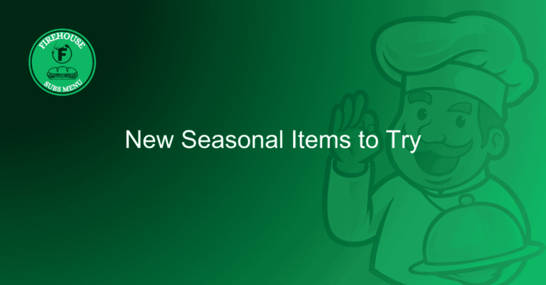 New Seasonal Items to Try