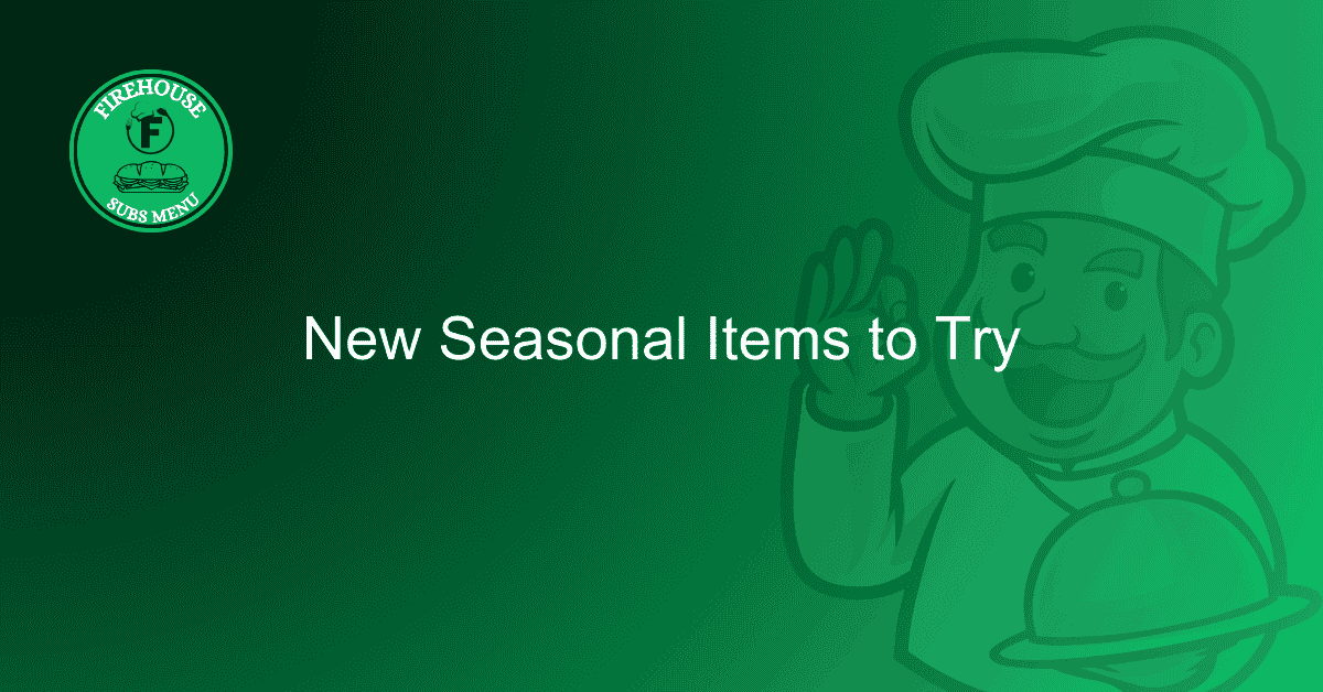 New Seasonal Items to Try